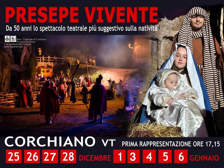 Locandina del Presepe Vivente di Corchiano