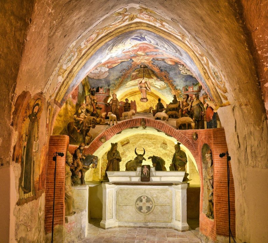 Presepe di terracotta di maranola