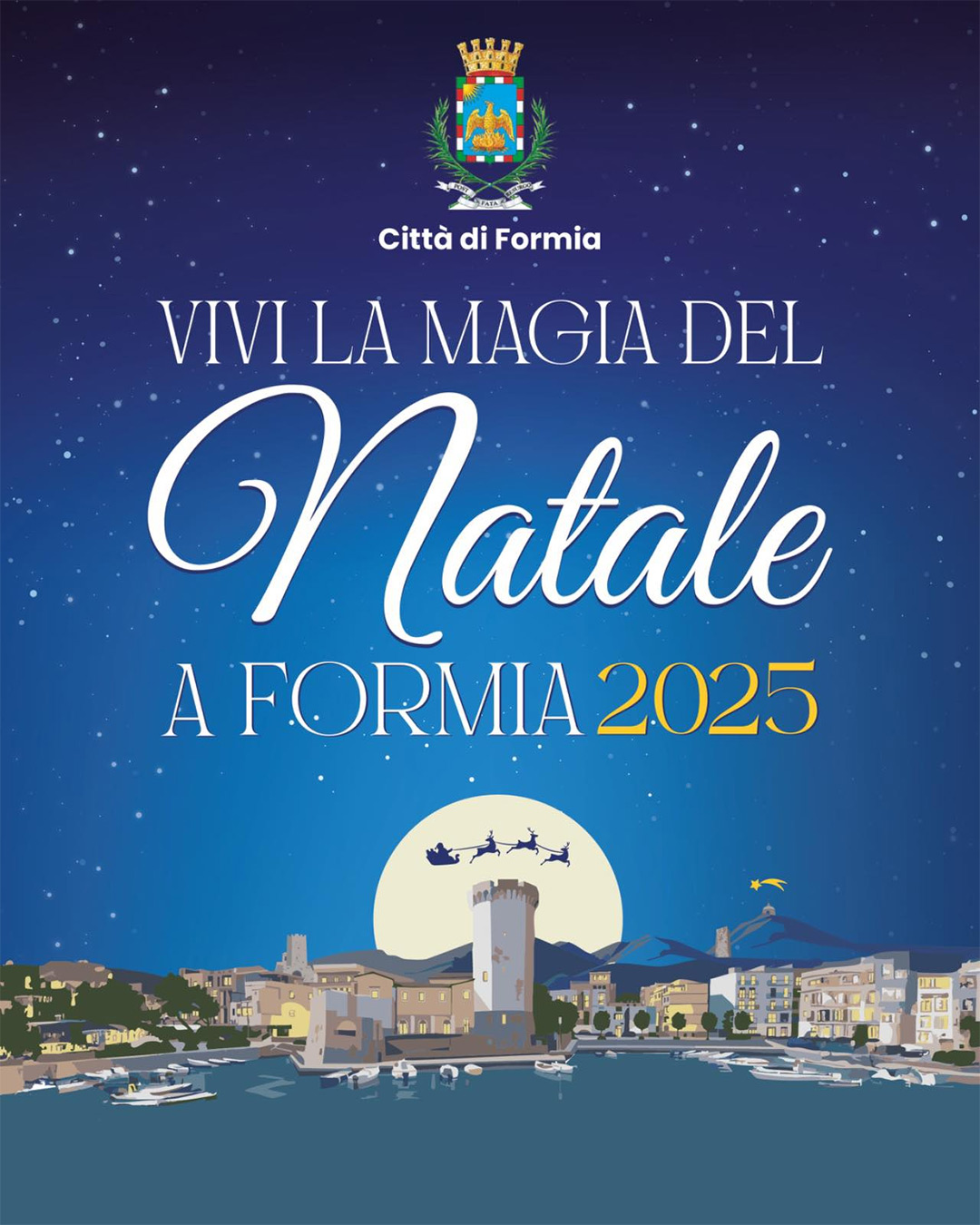 Locandina Natale a Formia 2025