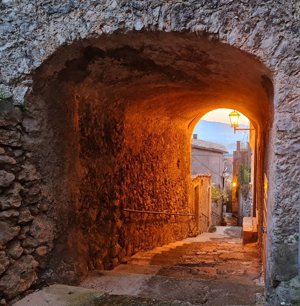 gli spuort' al tramonto