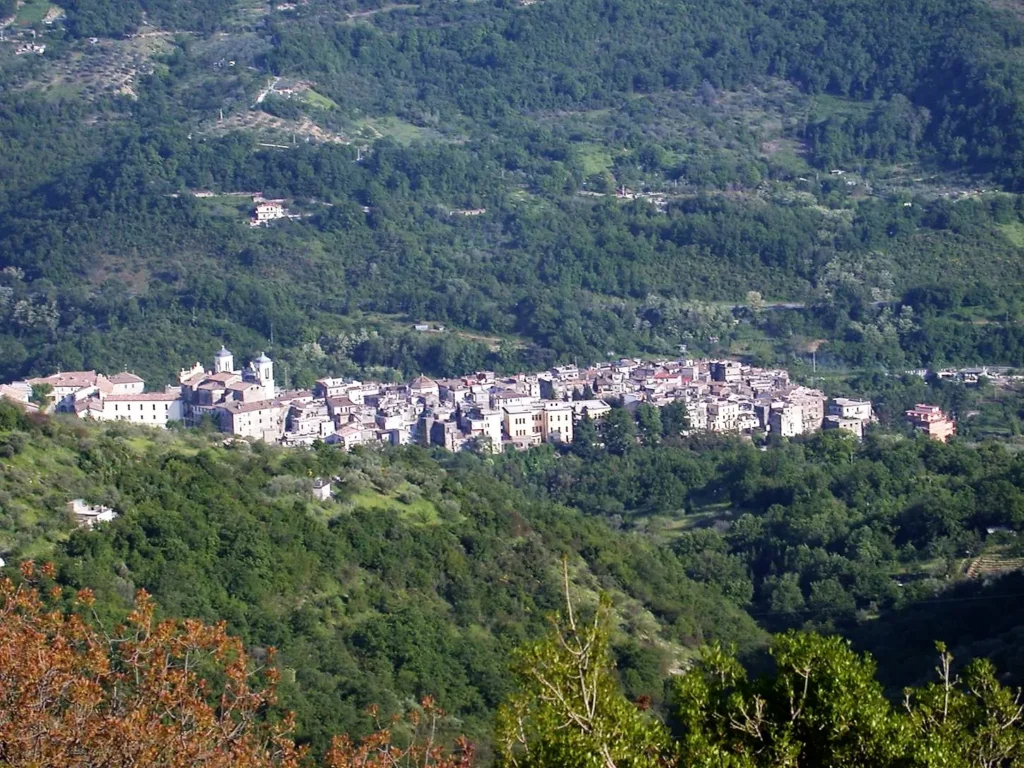 panorama di Vicovaro - parcolucretili.it