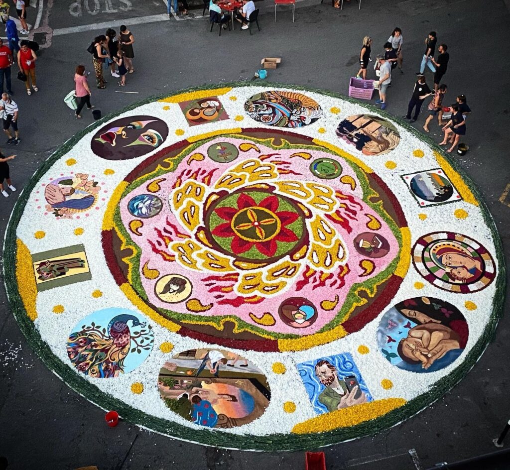 Infiorata - Facebook @Comune-di-Poggio-Moiano