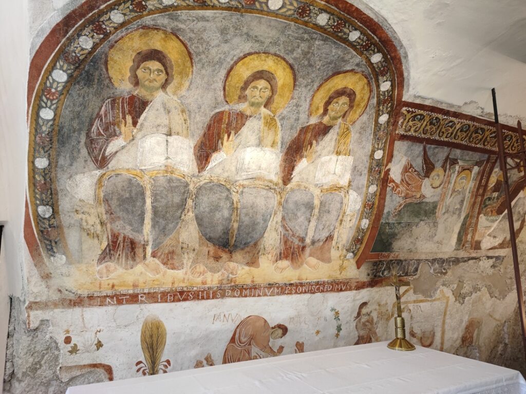 Santuario della SS. Trinità affresco della Trinità