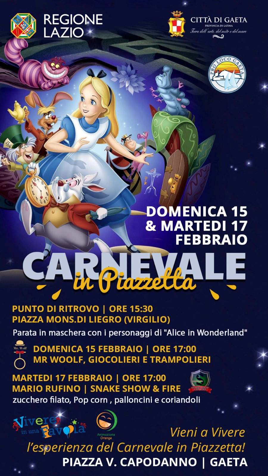Locandina del Carnevale di Gaeta