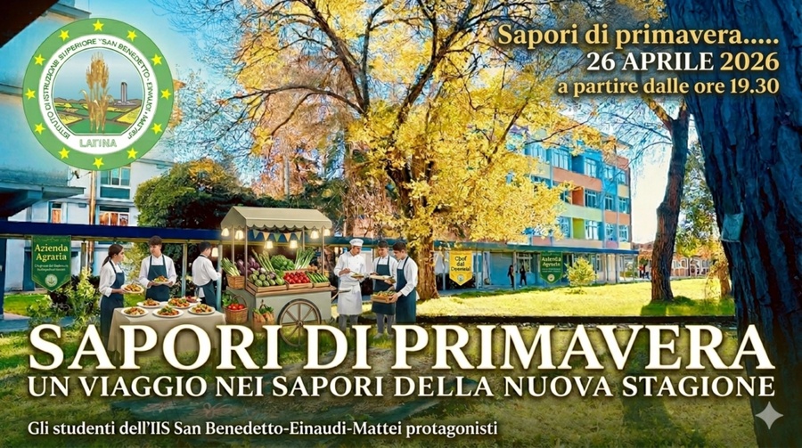 Locandina dell'iniziativa Sapori di Primavera a Latina