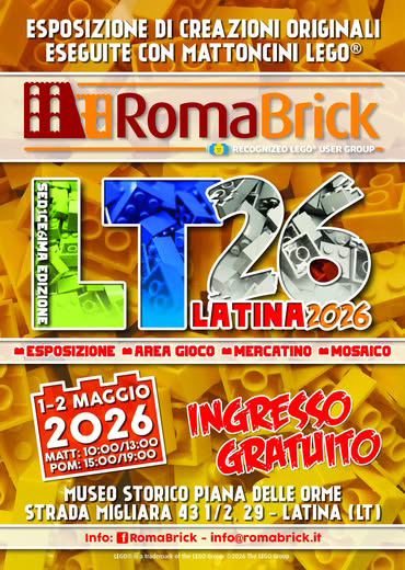 Locandina de Roma Brck a piana delle orme - Latina