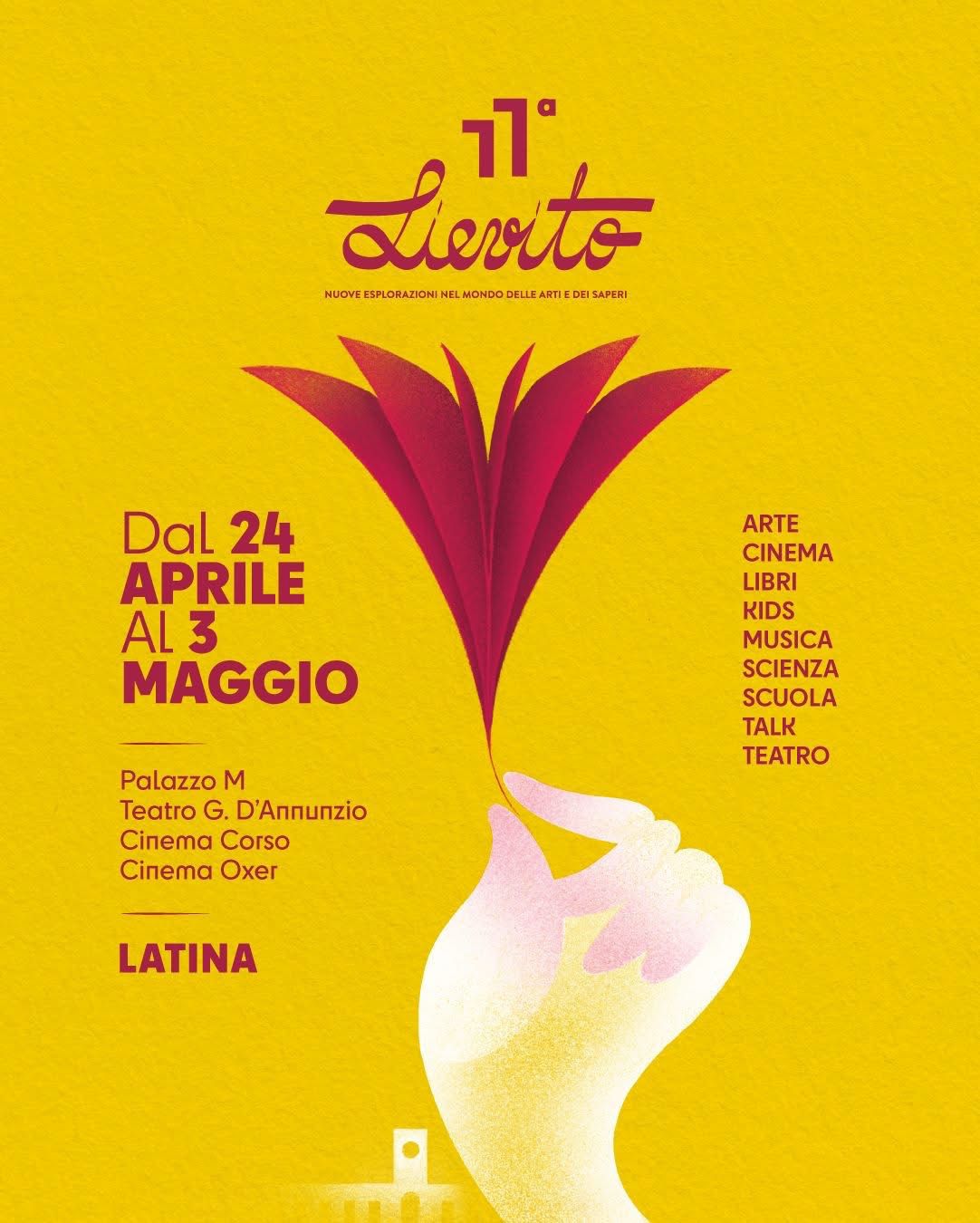 Locandina dell'undicesima edizione di Lievito a Latina