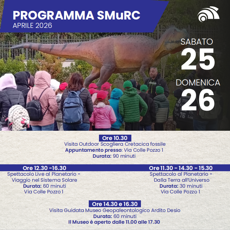 locandina Omaggio alla Terra allo SMuRC di Rocca di Cave