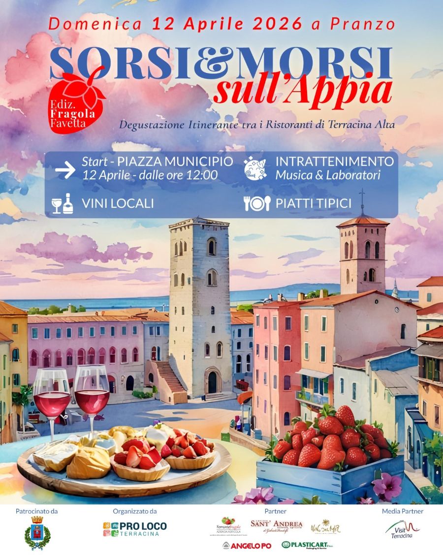 Locandina di Sorsi e morsi sull'appia antica a terracina