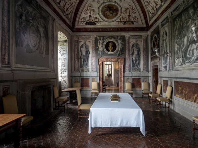Palazzo del Drago, interno - retedimorestorichelazio.it