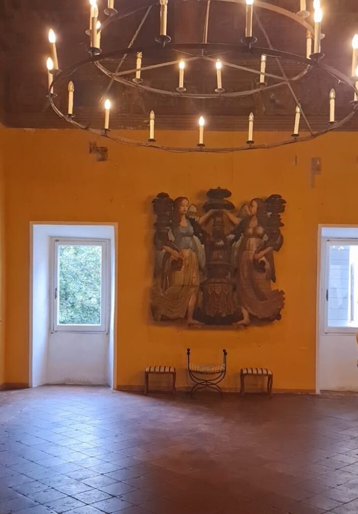 il Piano Nobile nel Palazzo Torlonia a Ceri