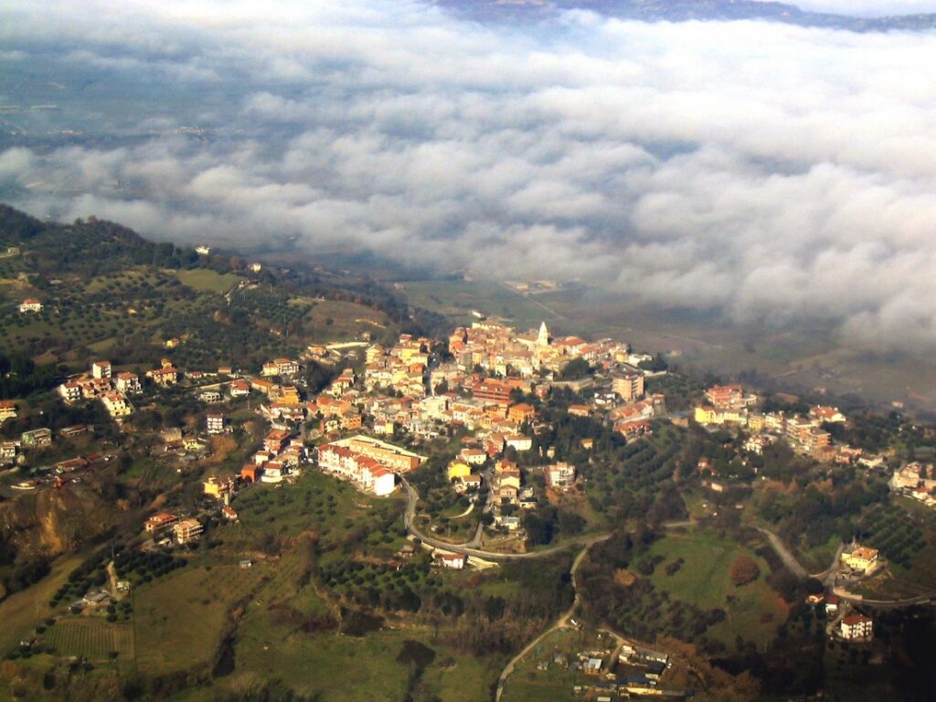 vista panoramica di Ponzano Romano