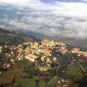 vista panoramica di Ponzano Romano