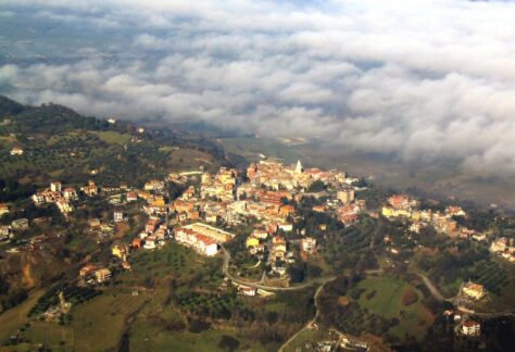 vista panoramica di Ponzano Romano