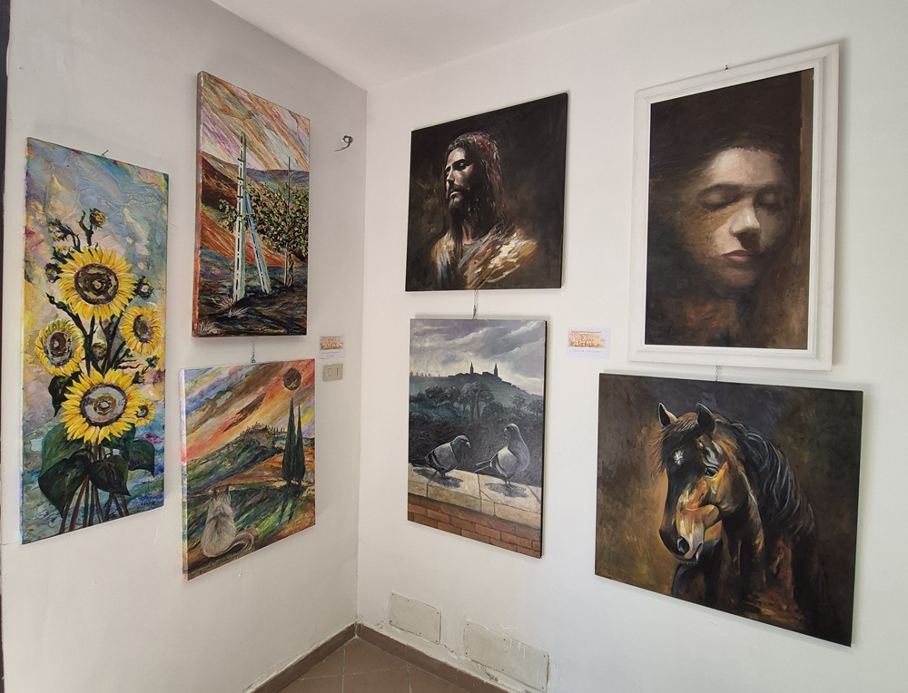 Un angolo della Galleria d'arte