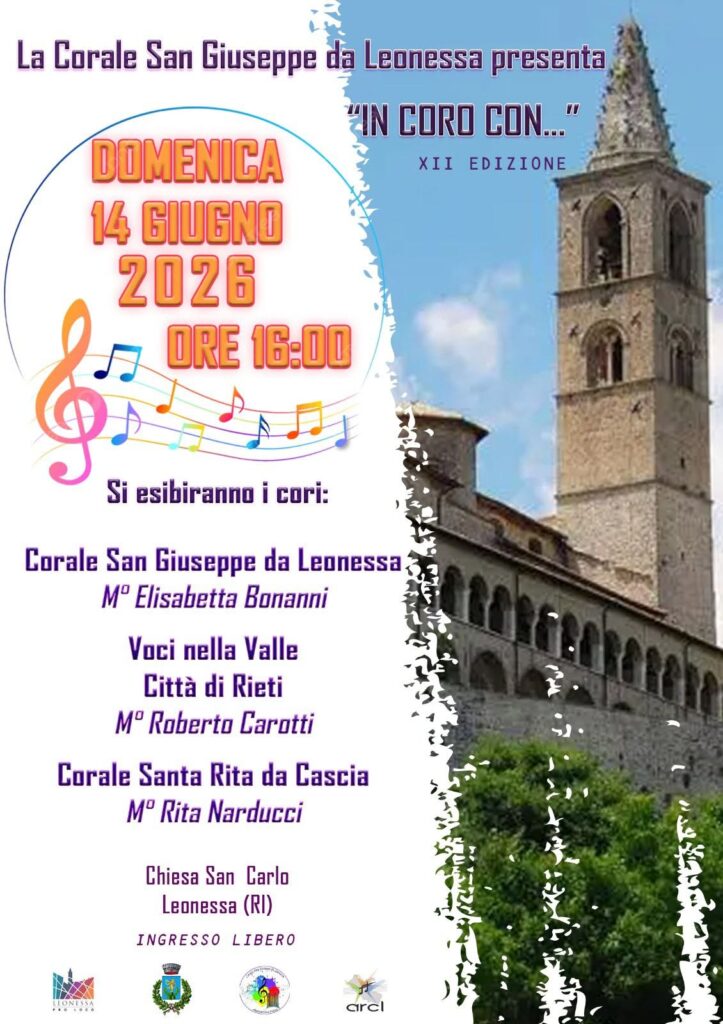 14 giugno In coro con ,,,, Leonessa