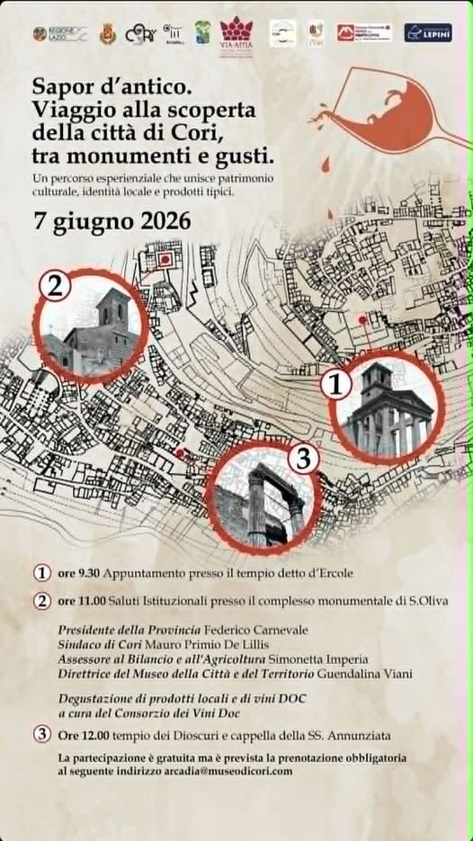 Locandina di Sapori d'antico a Cori