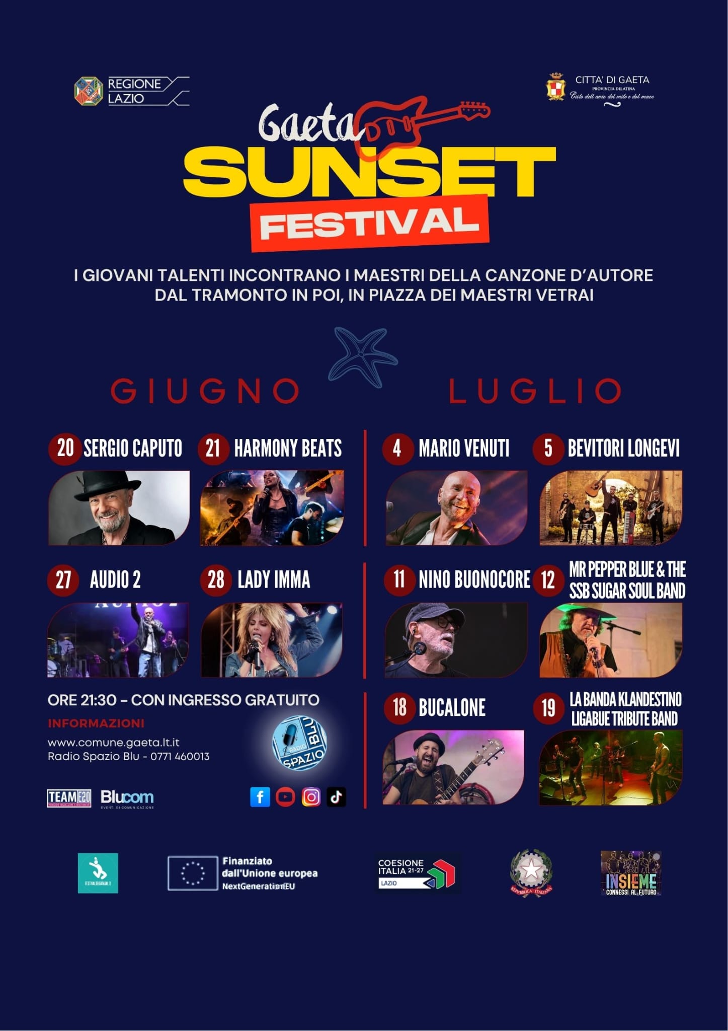 Locandina del Gaeta Sunset Festival