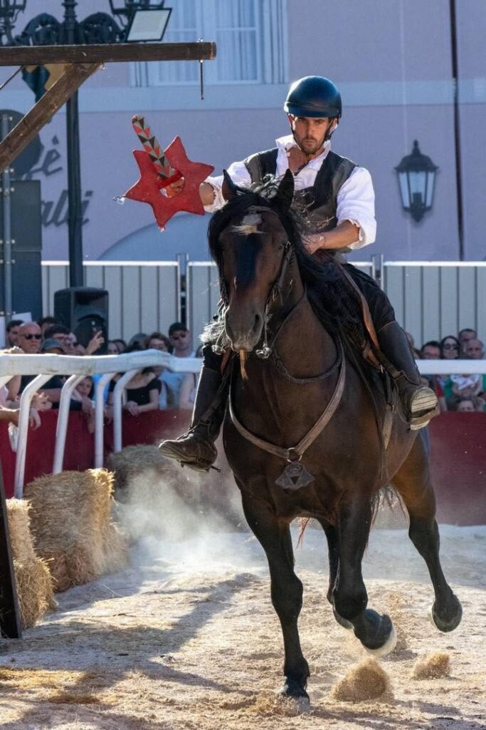 La Corsa dell'Anello a Leonessa - Foto FB Il Palio del Velluto - Pagina Ufficiale