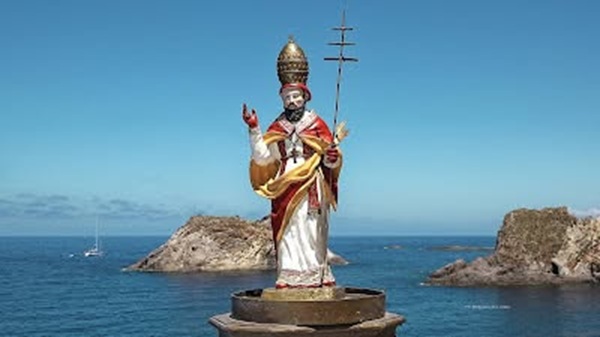 La statua di San Silverio a Ponza - Foto di FB Frammenti di Ponza