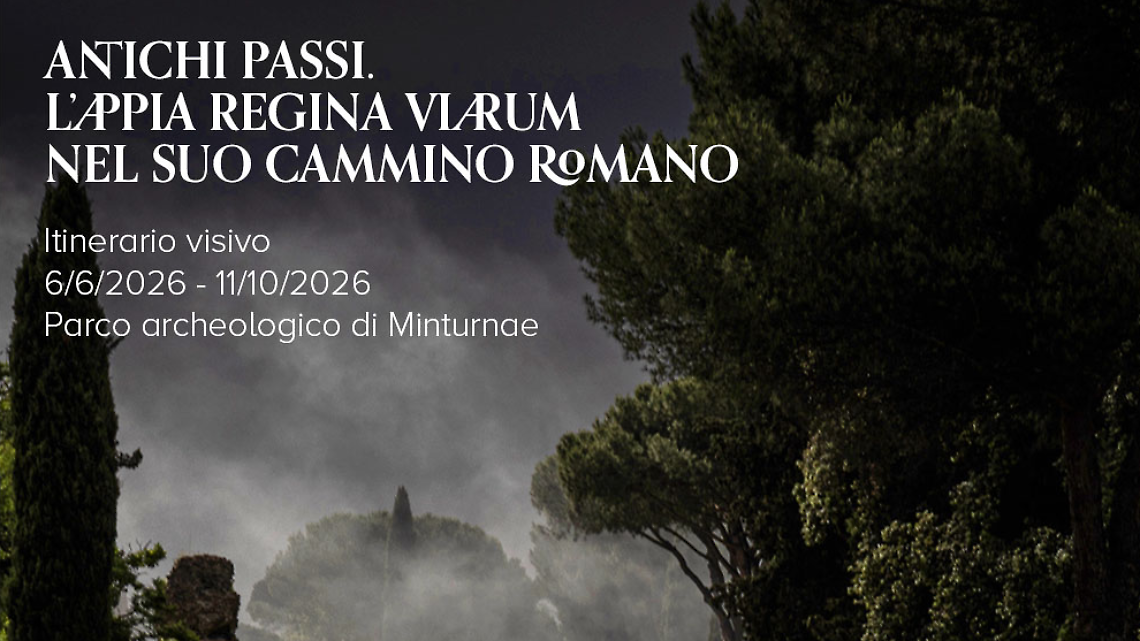 Locandina dell'iniziativa antichi passi a Minturno