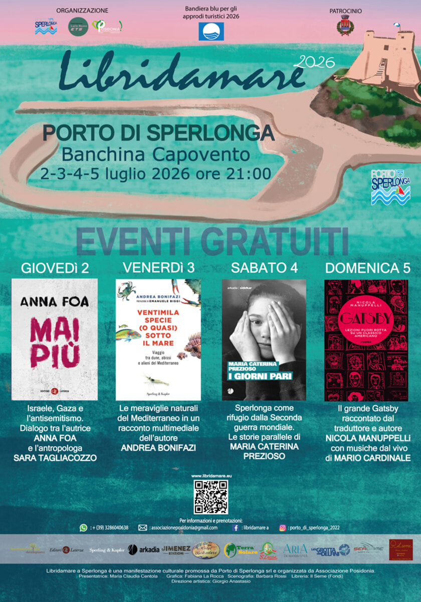 Sperlonga libridamare, locandina dell'iniziativa