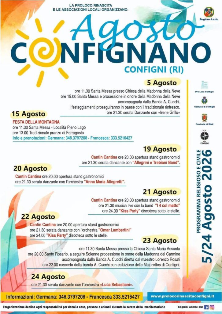 05 agosto Agosto Configni 1