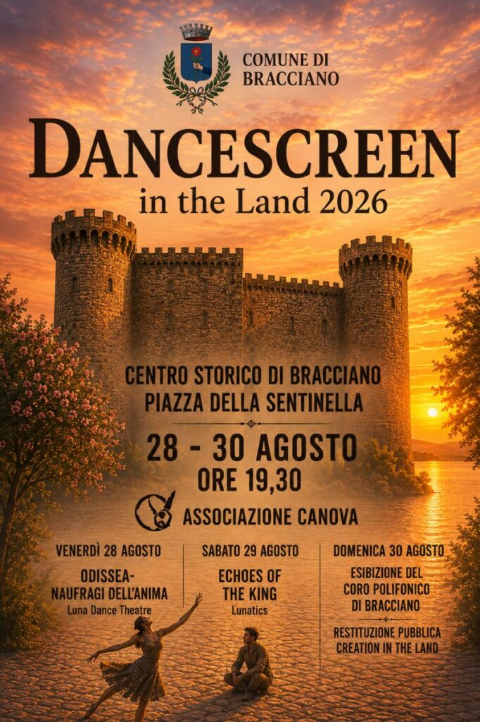 Locandina DanceScrenn Bracciano 2026