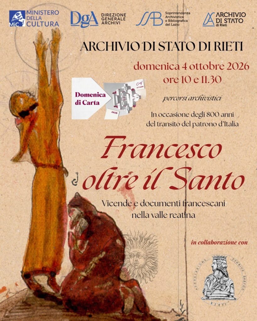 04 ottobre francesco oltre il santo Rieti