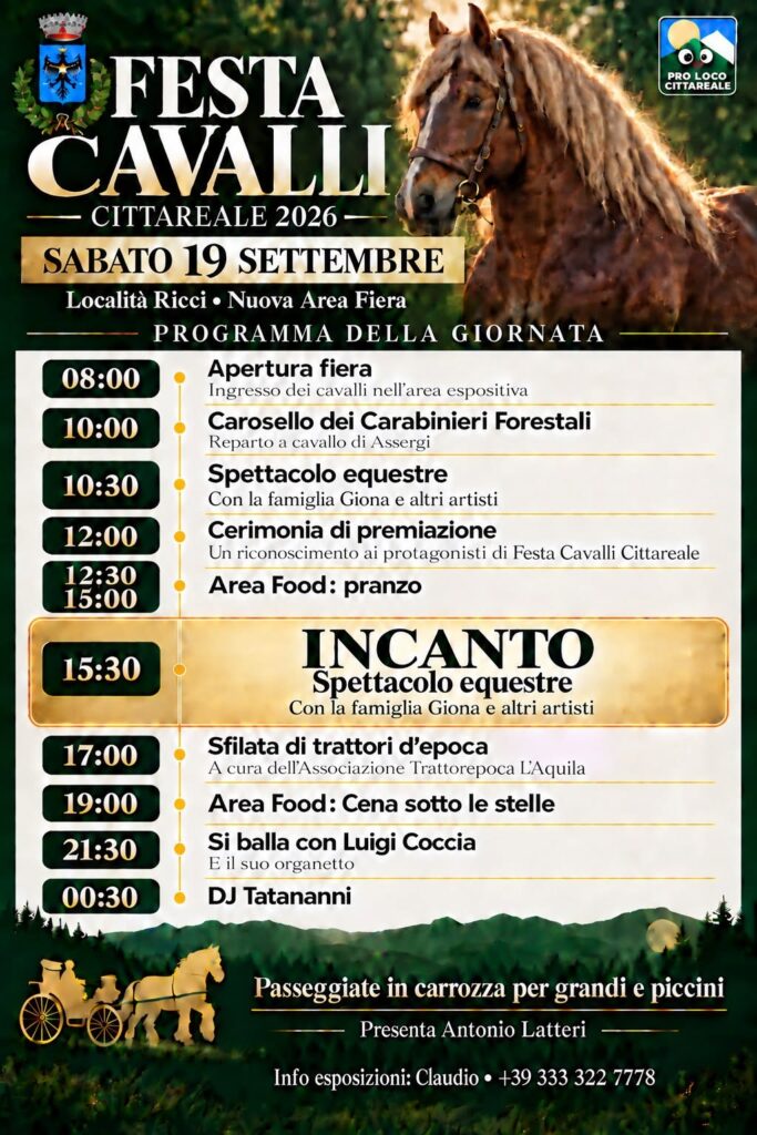 Festa dei cavalli a Cittaducale