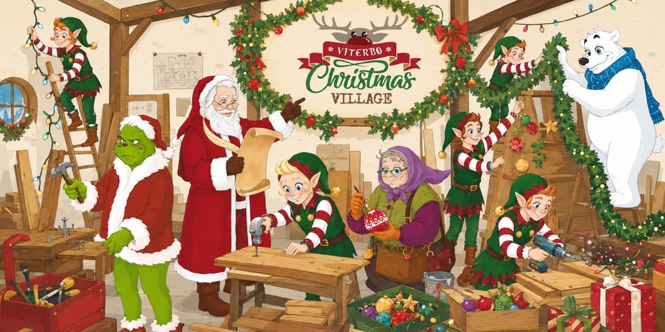 viterbo christmas village