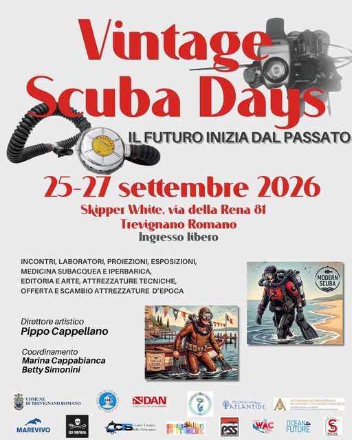 Vintage Scuba Days 2026 a Trevignano Romano