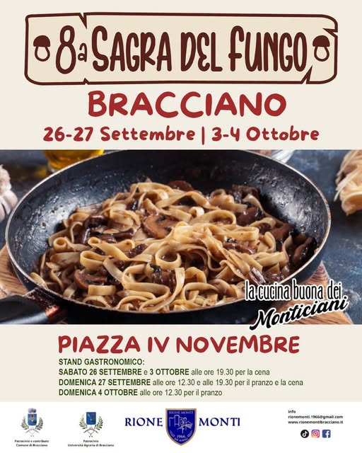 Sagra del Fungo 2026 a Bracciano