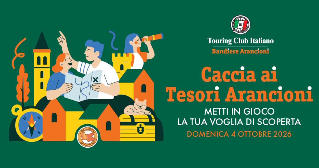 Locandina Caccia al Tesoro Bandiere Arancioni 2026