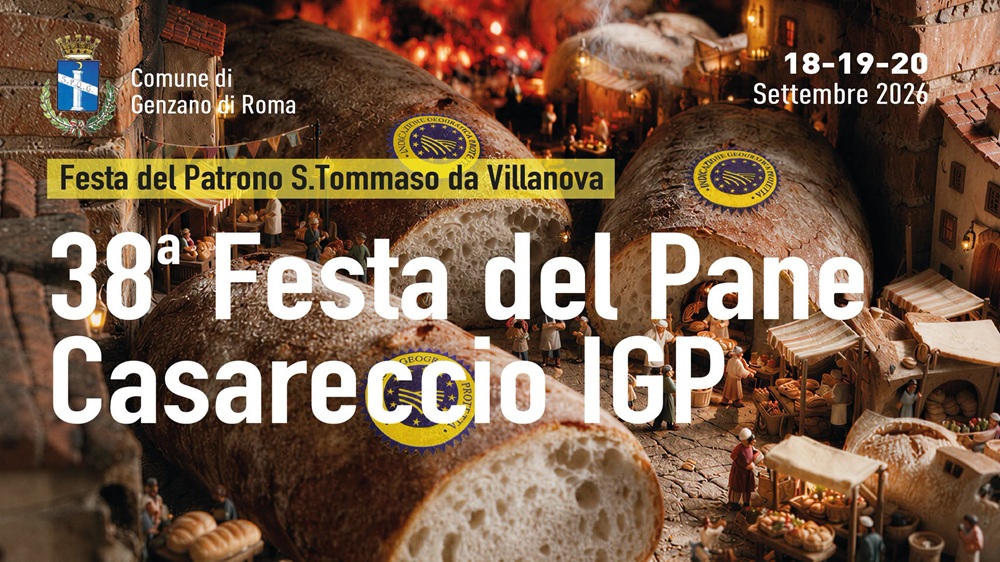 Locandina Festa del Pane di Genzano 2026