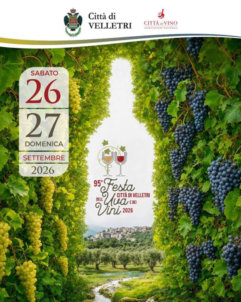 locandina Festa dell'Uva e dei Vini - Velletri 2026