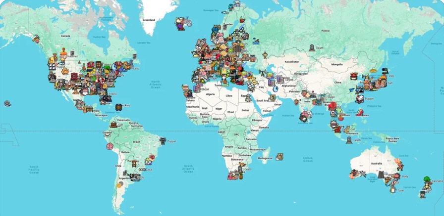 La Mappa dei Musei più strani del mondo