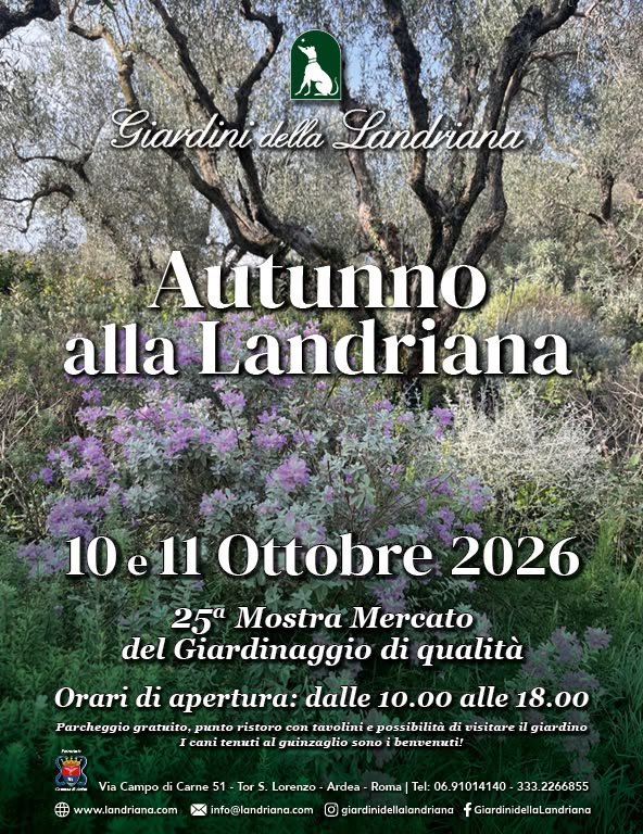 Locandina Autunno alla Landriana 2026