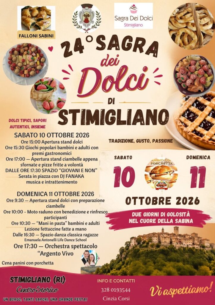 10 ottobre Stimigliano_SagraDolci