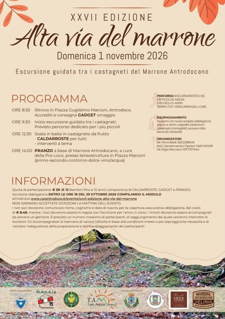 Antrodoco_FestaAutunno_AltaViaMarrone_Trekking
