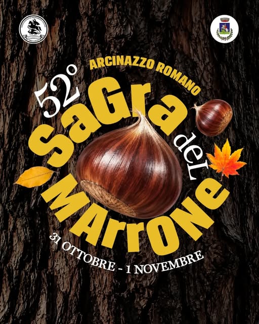 Locandina Castagna Arcinazzo 2026
