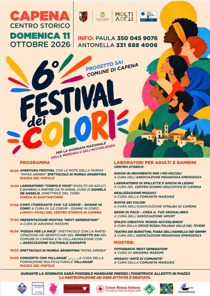 Festival dei Colori 2026 a Capena