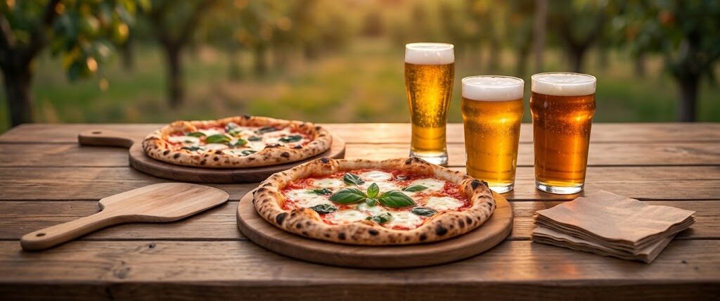 pizza birra